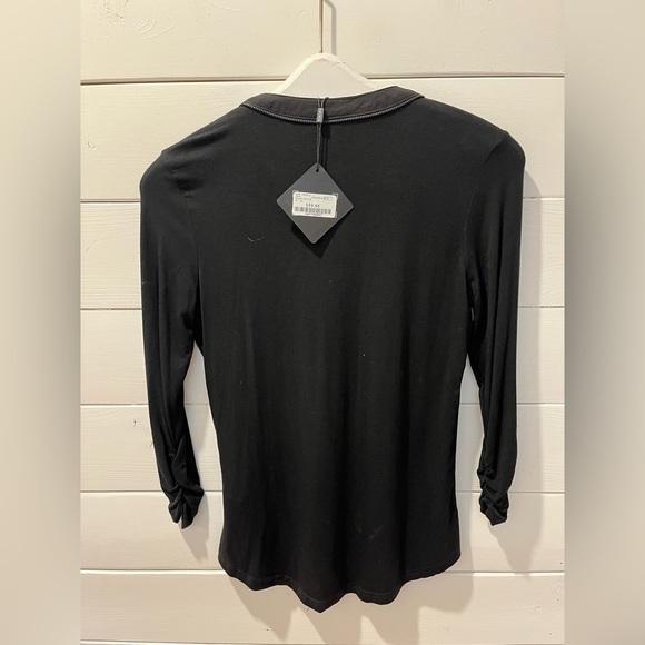 🖤 Colori Black Zip-Front Top – NWT – Size P/S - Picture 9 of 10